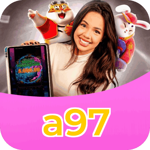 Plataforma a97 mostrando interface moderna, jogos certificados e recursos de segurança licenciados